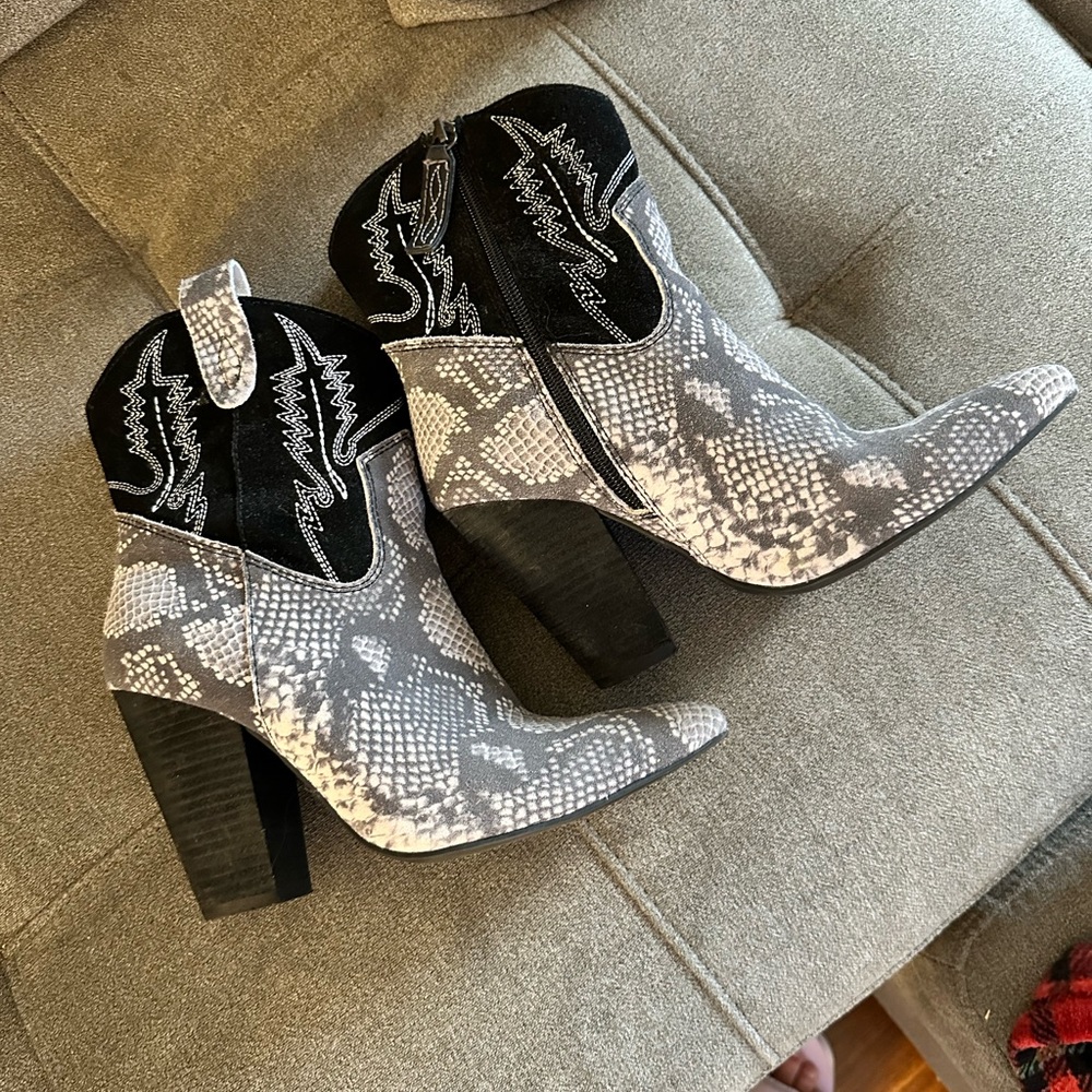 Dingo snake print western style boots - Picture 2 of 7